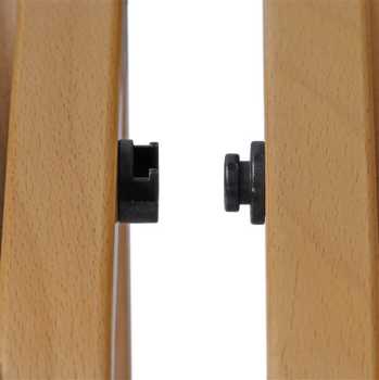 Schichtholzstapelstuhl Gestelle Meta 160 LE-02, mit Lordosenstütze und SRP