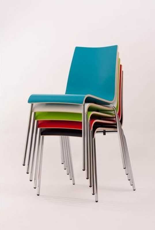 Schalenstuhl mit Chromgestell Modell ST-80-Andi ohne Polster