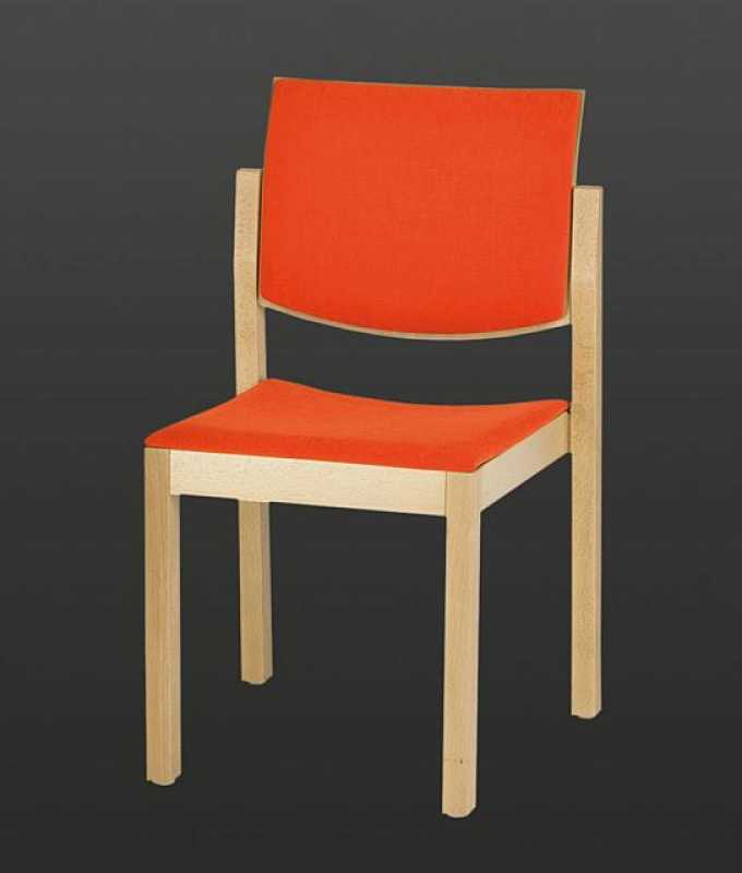 Kirchenstuhl Linea 120 B-08, Sitz- und Rückenpolsterung
