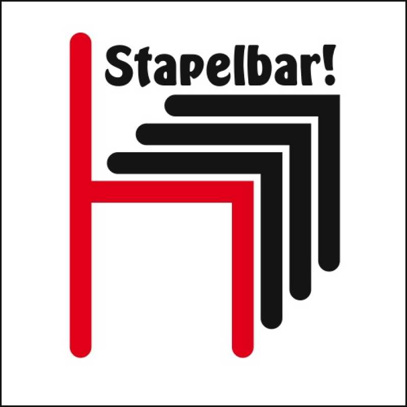 Massivholzstuhl WIEN, Gemeindestuhl