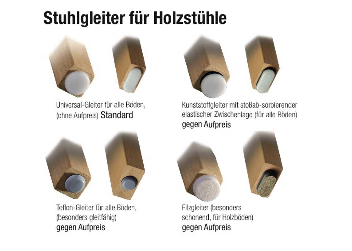 Kirchenbankstuhl Pura 117, für höchste Designansprüche