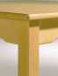 Preview: Quadrattisch mit Massivholzgestell, quadratische Tischbeine
