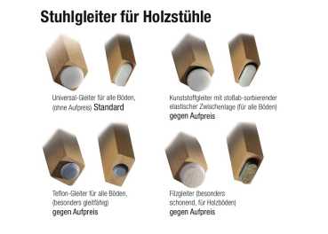 Schichtholzstapelstuhl Gestelle Meta 160A LE-02, mit Lordosenstütze und SRP