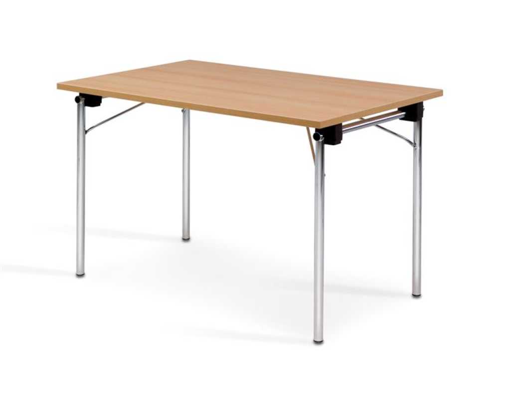 Klapptischgestell Modell VF Vierfußklapptisch, Melaminharzplatte mit ABS-Kante
