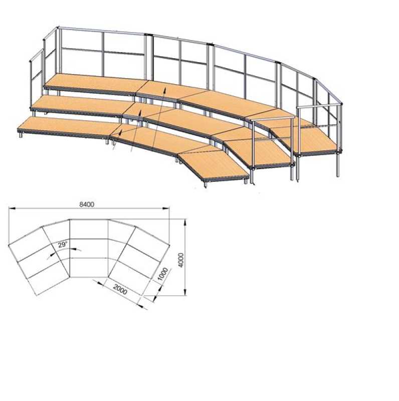 Bühnenelement Praktikus 750 (100 x 200 cm)