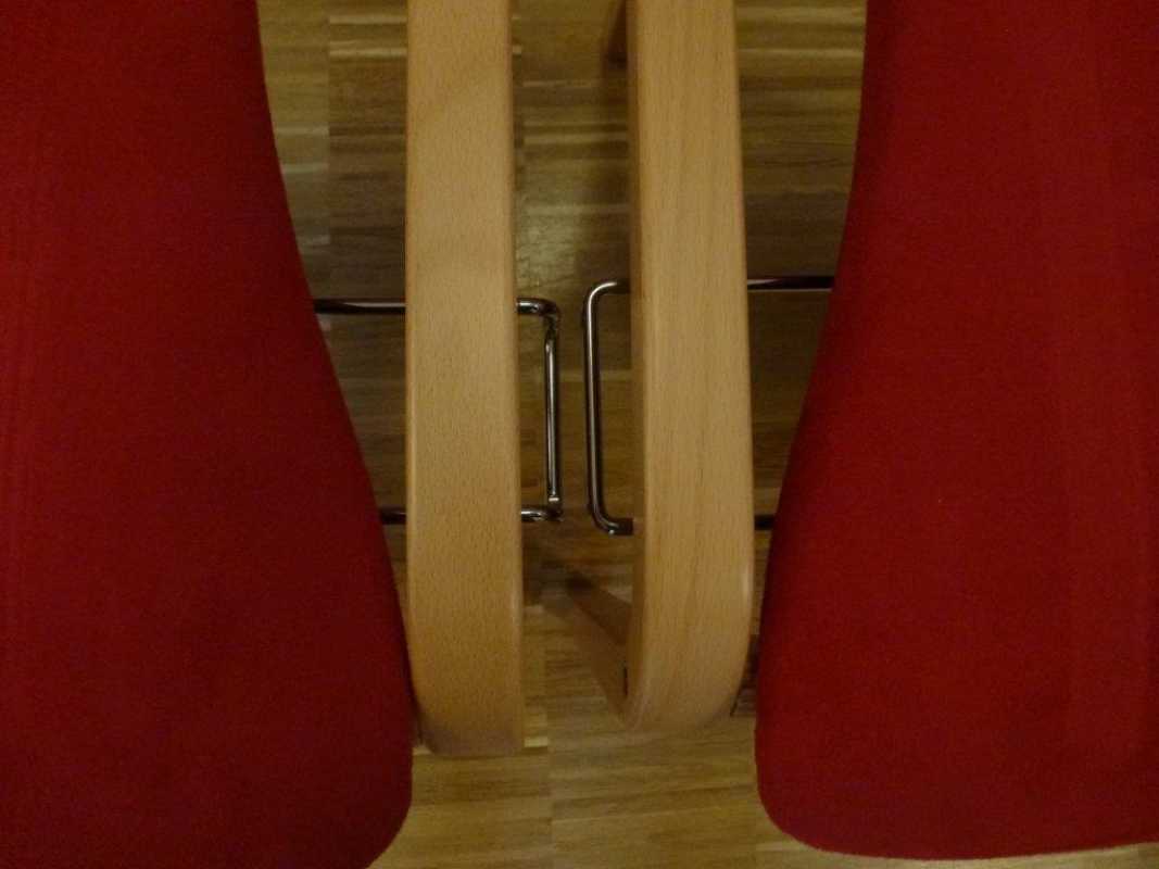 Gemeindestuhl - Stapelstuhl TINA5 mit nach oben geschwungener Rückenlehne